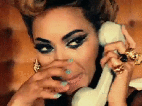 This is a gif of Beyonce crying. 