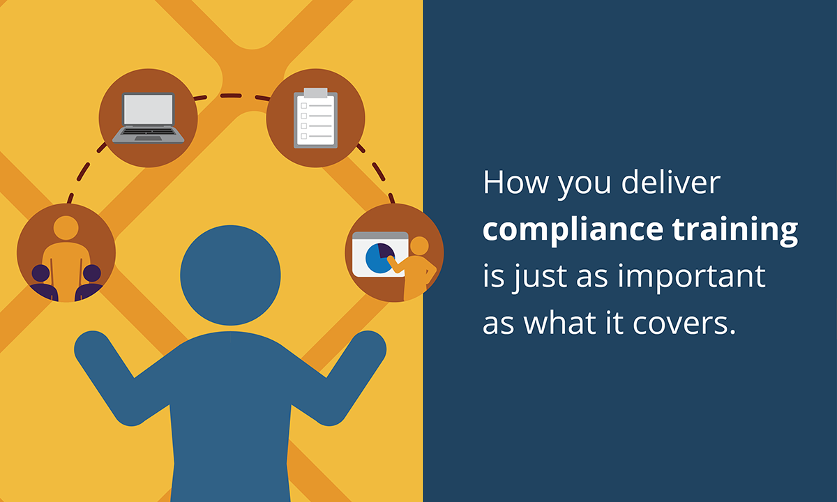 [Blog header] How you deliver compliance training is just as important as what it covers.